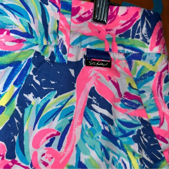 Lilly Pulitzer 5" Callan Shorts Flamenco Beach Engineered Size 2 flamingo - Picture 6 of 6
